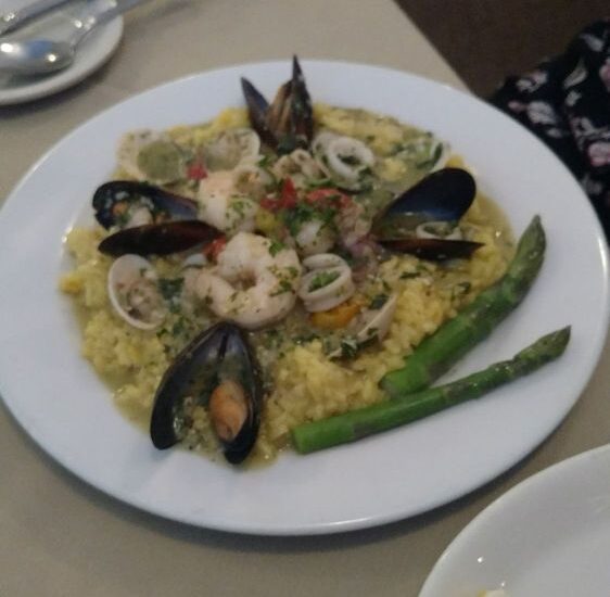 Seafood Combination over Linguini